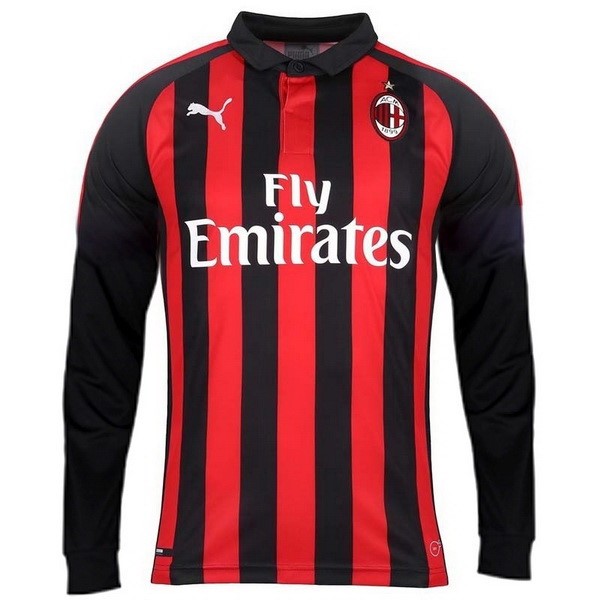 Camiseta Milan 1ª ML 2018/19 Rojo